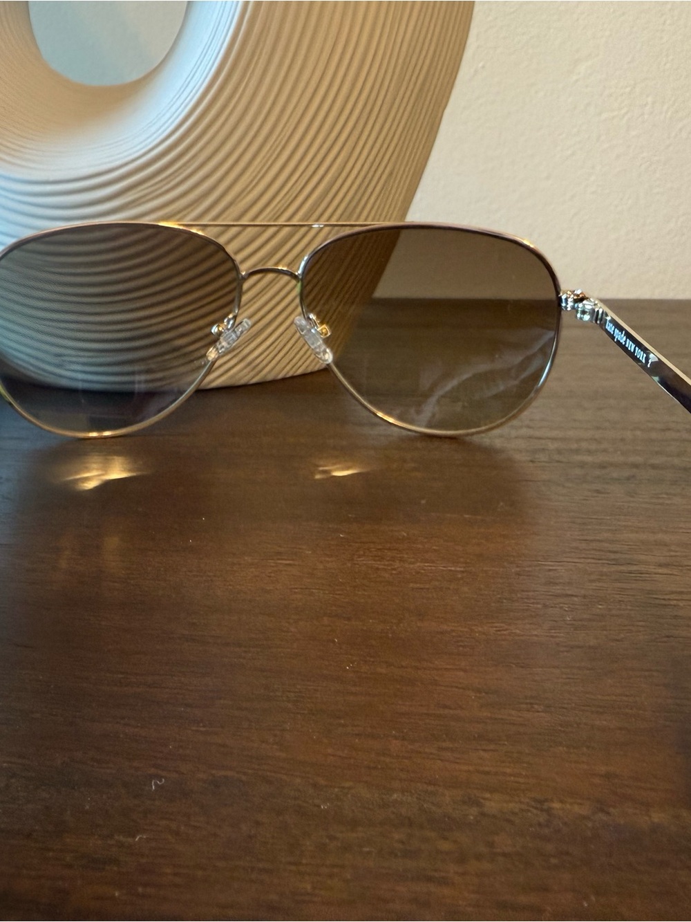 New Kate Spade Emmaline aviator sunglasses - Picture 5 of 9